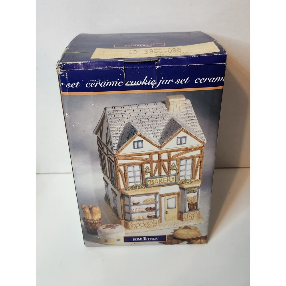 Home Trends Bakery Cookie Jar With Salt And Pepper Shakers